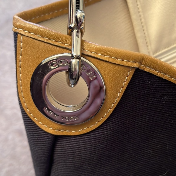 Hadley Multi Color Stripe Coach Bag - Picture 4 of 13